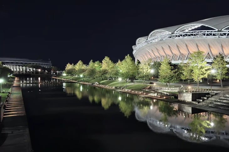 Night View Reflection