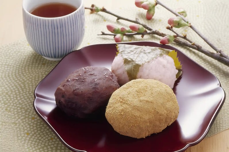Ohagi (sticky rice balls)