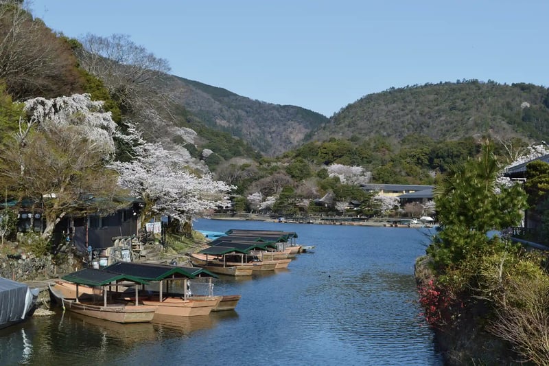 Arashiyama-Rankyō Sightseeing Boat (Yakatabune) Pier