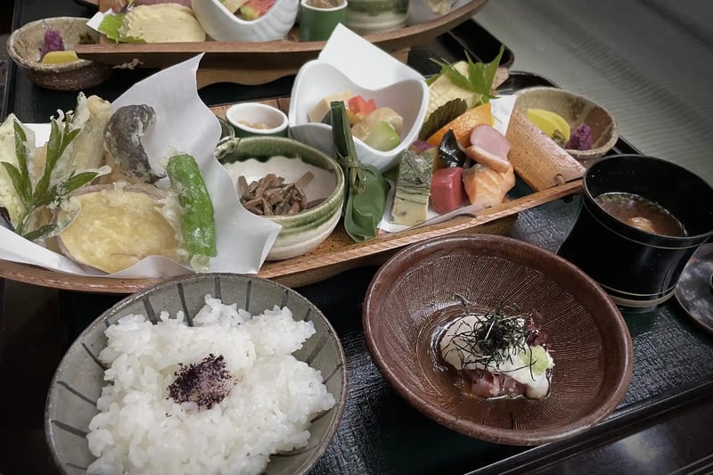Traditional Japanese Multi-Course Dinner