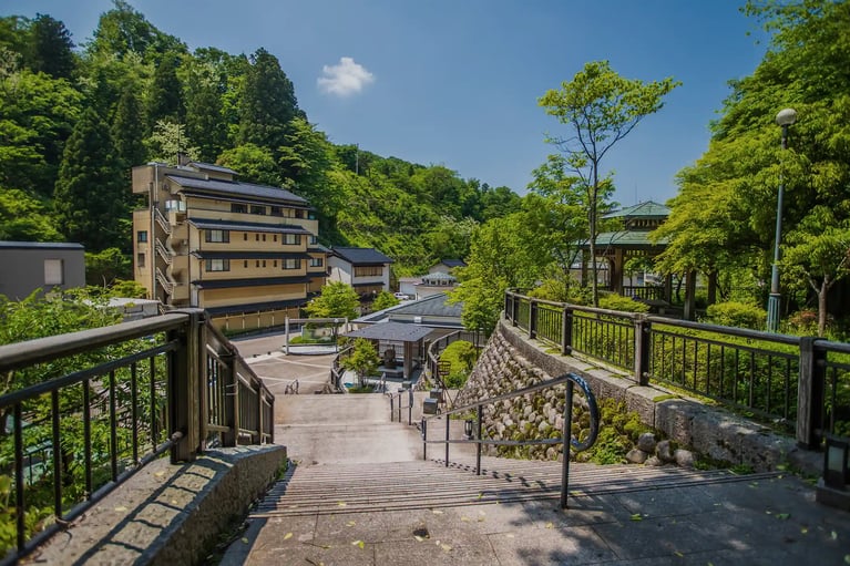 Yuwaku Onsen and Landscapes, Kanazawa City