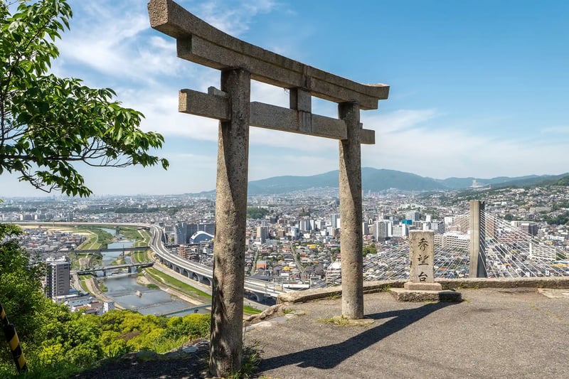 The View from Shubodai Lookout on Mt. Satsuki