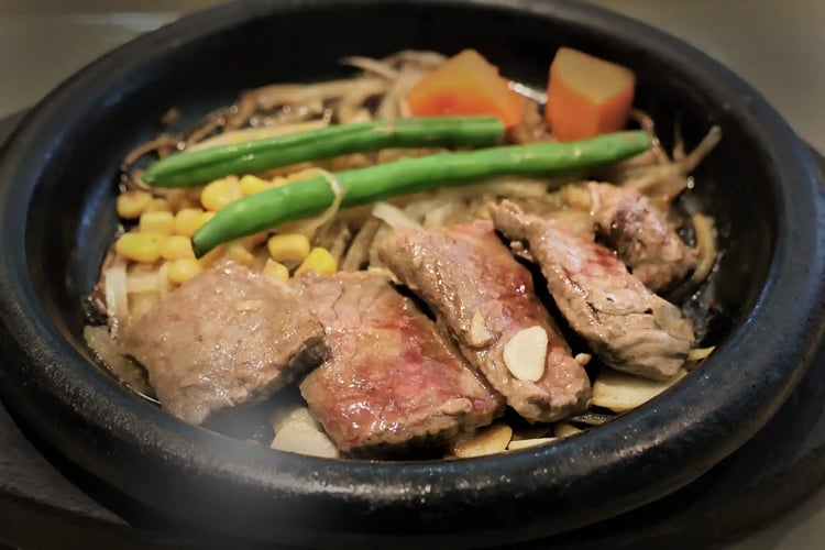 CookedGrilled Sanda Wagyu Steak (Japanese Black Beef)