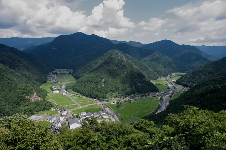 The scenery of the Tajima region in Hyogo Prefecture