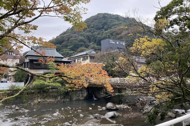 Hakone Yumoto Onsen and Autumn Leaves