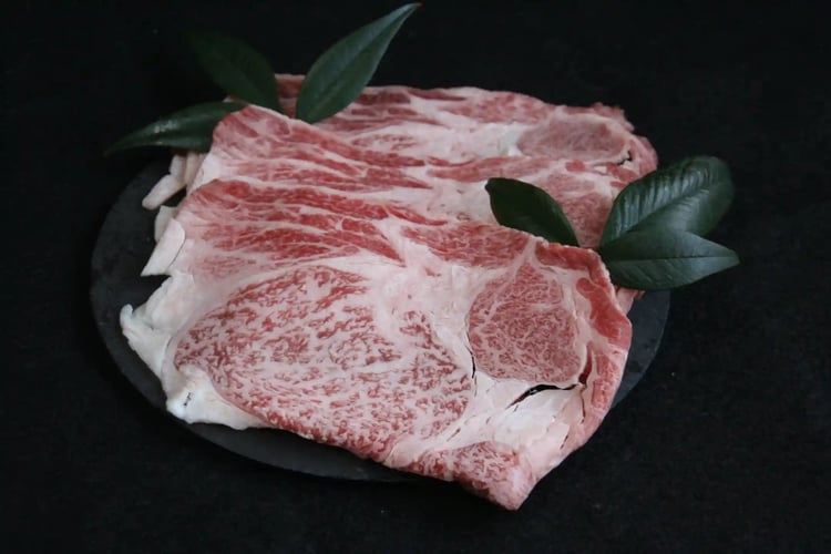 Marbled Wagyu, where the richness of the fat is considered a profound deliciousness
