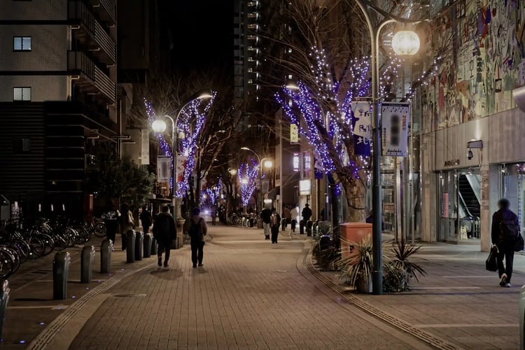 Kobe_s Night Shopping Street