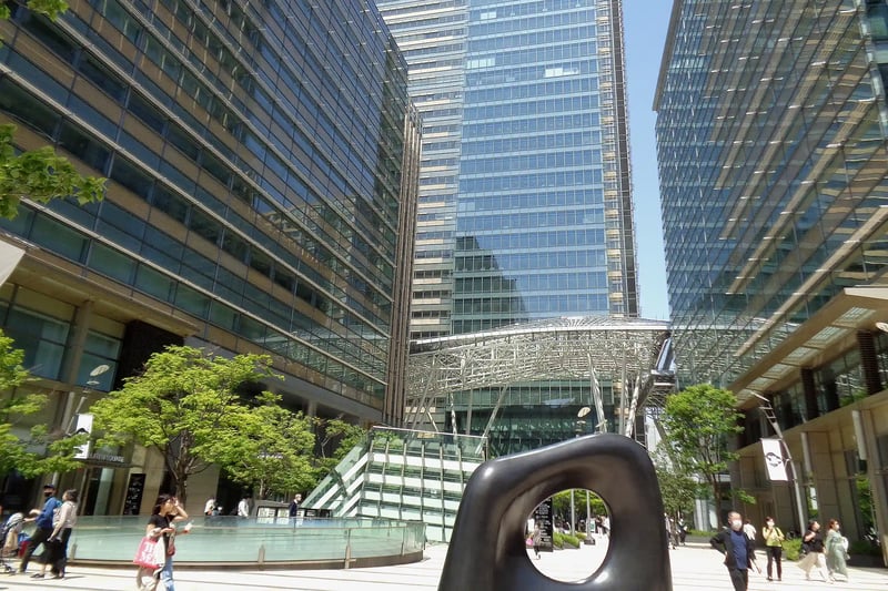 The main entrance of Tokyo Midtown