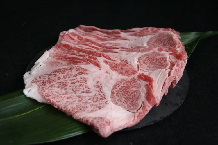 High-quality marbled beef
