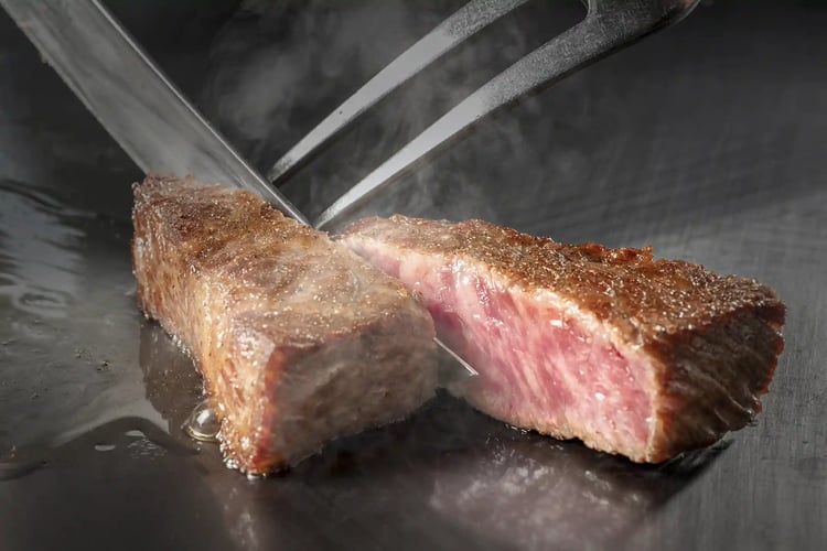 Teppanyaki Steak featuring Tajima Beef
