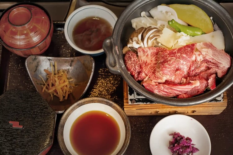 Sukiyaki Hot Pot Set
