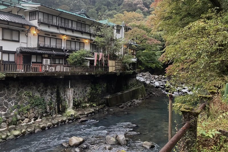 Tonosawa Onsen and the Hayakawa River