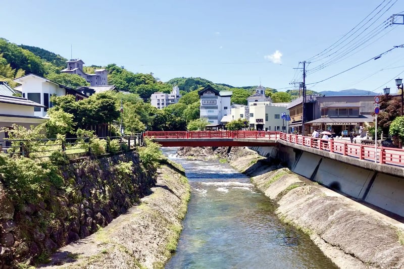 The historic Shuzenji Onsen and its iconic Tokko-no-yu hot spring