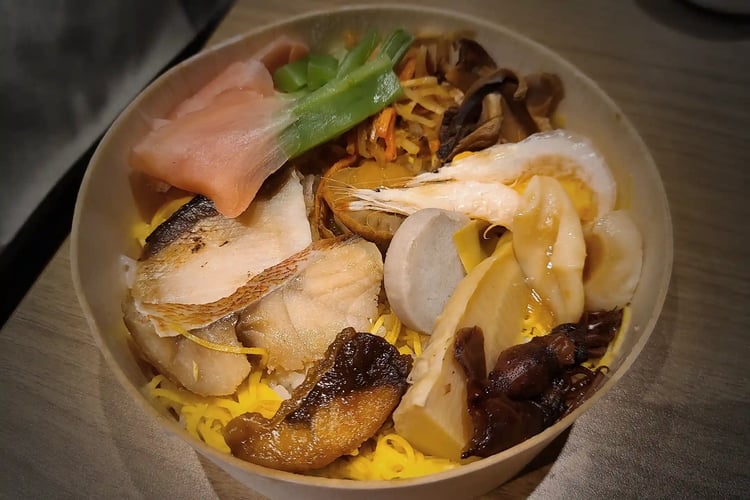 Ekiben in a Wappa Container