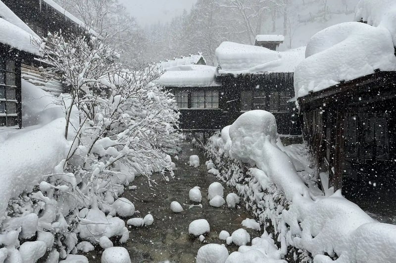 Nyuto Onsen, a secluded hot spring hidden in the mountains of Akita