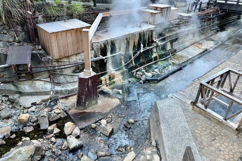 The UNESCO World Heritage-listed Tsuboyu bath in Yunomine Onsen