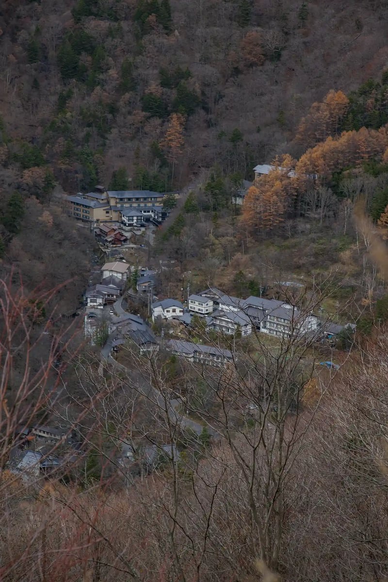 The rustic charm of Shirahone Onsen, famous for its soothing mineral waters