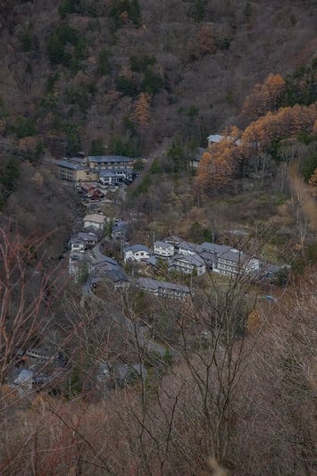 The rustic bathhouses of Shirahone Onsen in Nagano