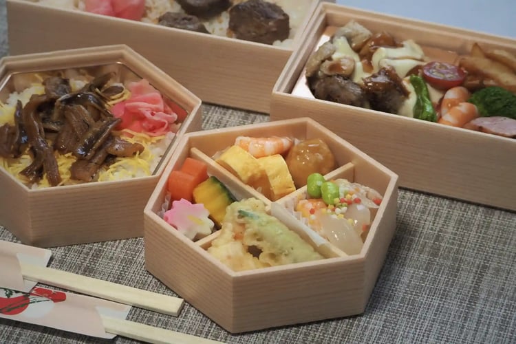 Colorfully Arranged Ekiben