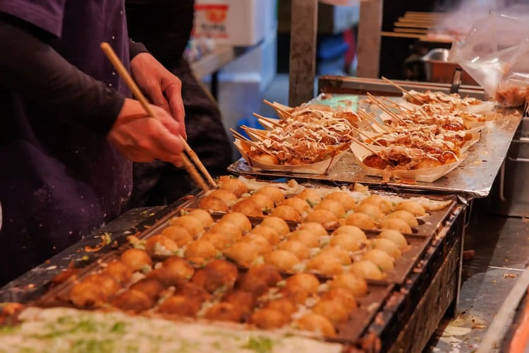 Takoyaki from a food stall