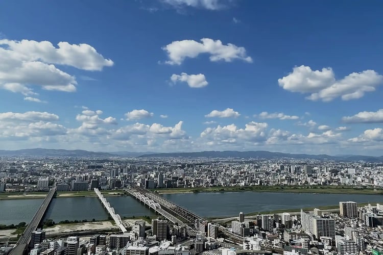 Scenery from Umeda Sky Building
