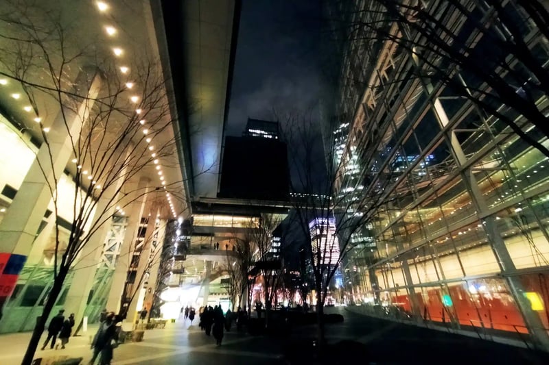 Tokyo International Forum at Night