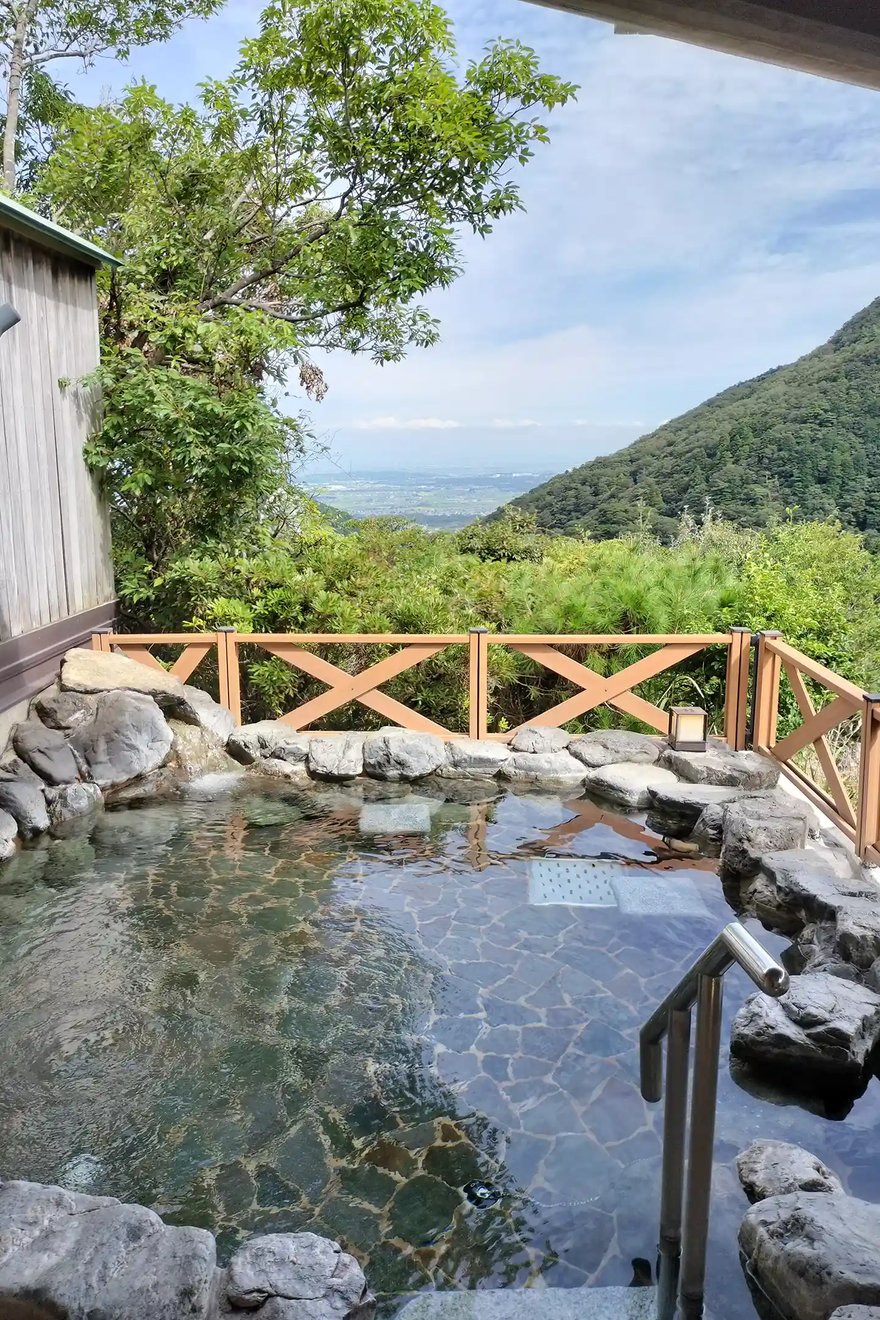 Outdoor hot spring