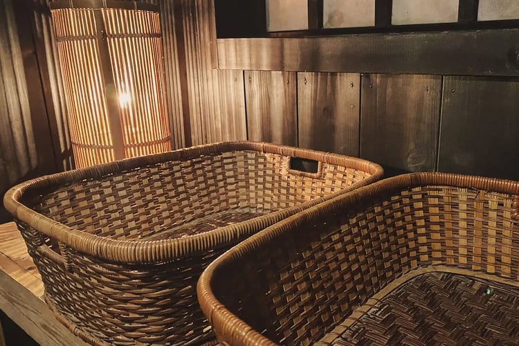 Changing room baskets