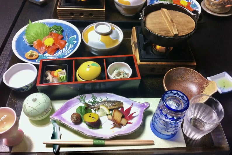 Traditional Ryokan Dinner