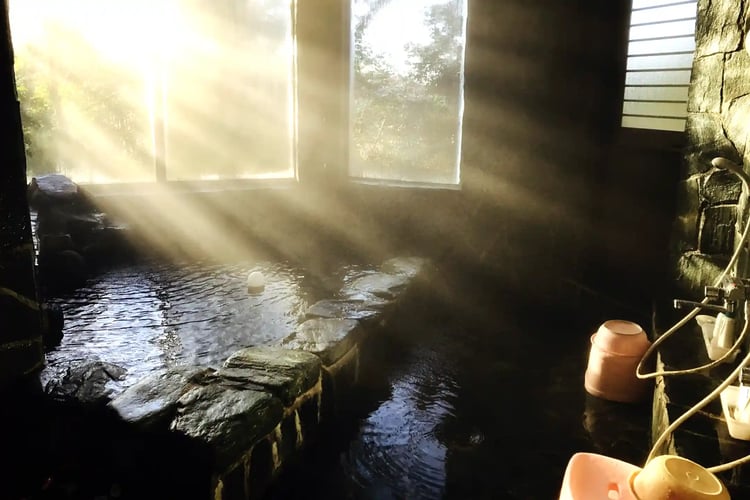 Private Onsen in a Vacation Villa