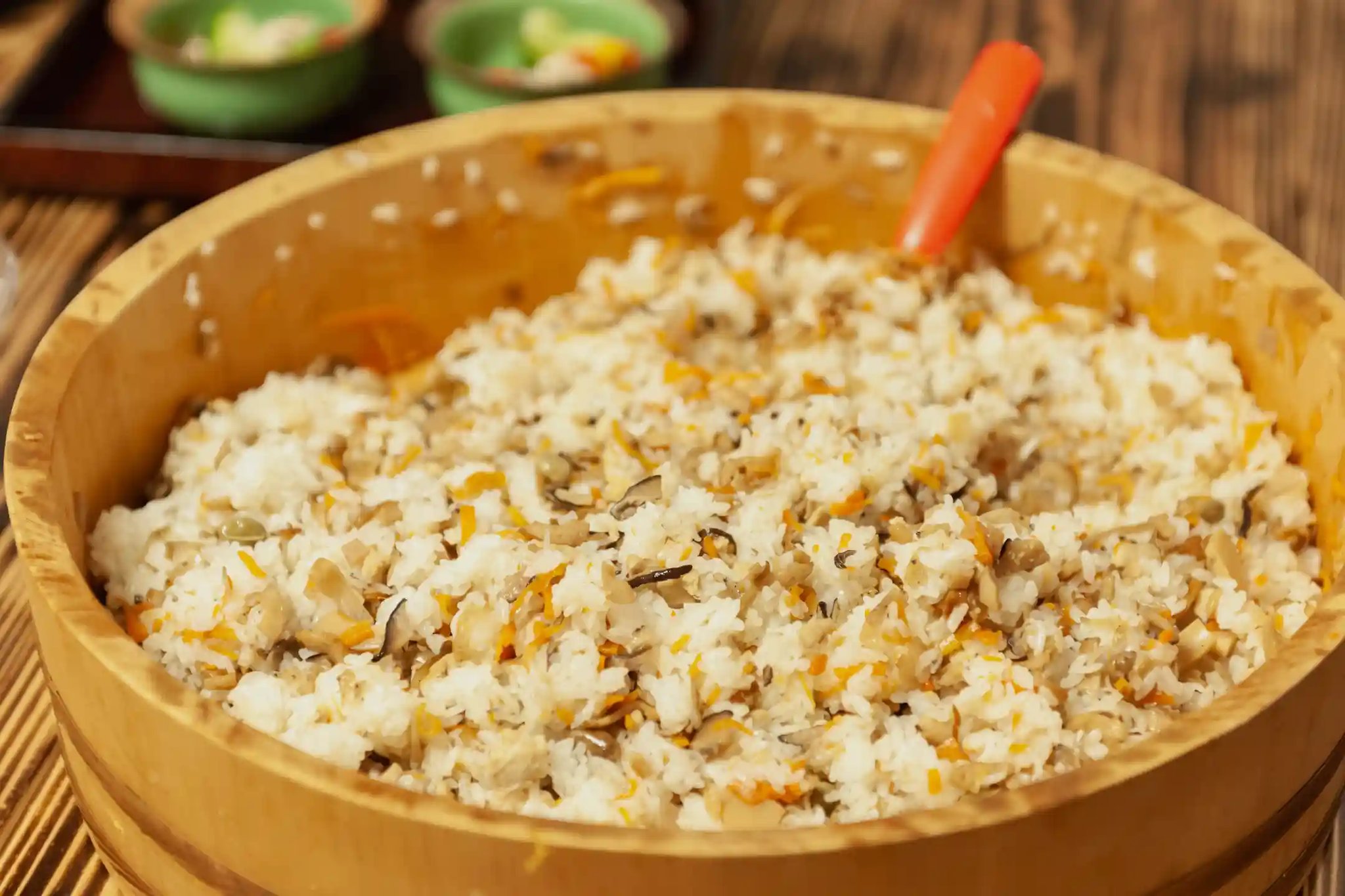Sushi Rice Mixed with Assorted Ingredients