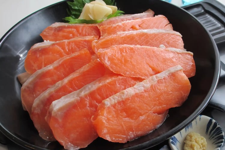 Frozen Salmon Sashimi Bowl