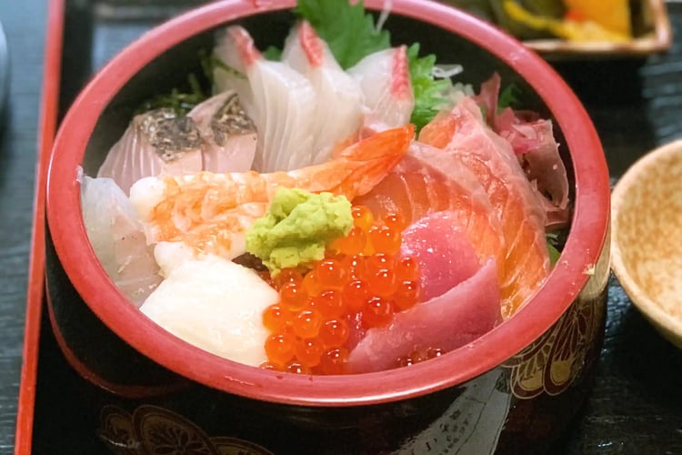 A Vibrant Seafood Rice Bowl