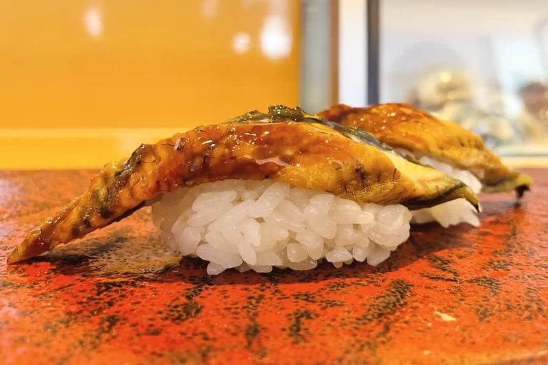 Hand-Pressed Sushi with Savory Glazed Eel