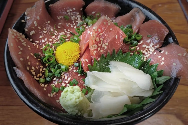 Soy-Marinated Tuna Rice Bowl (Zuke Don)