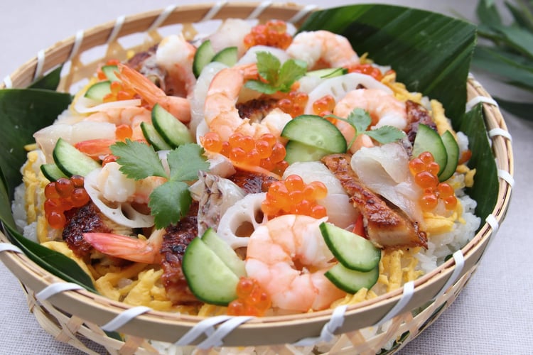 Chirashi Sushi (Scattered Sushi Bowl)