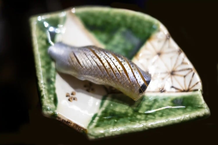 Kohada Nigiri (Gizzard Shad Sushi)