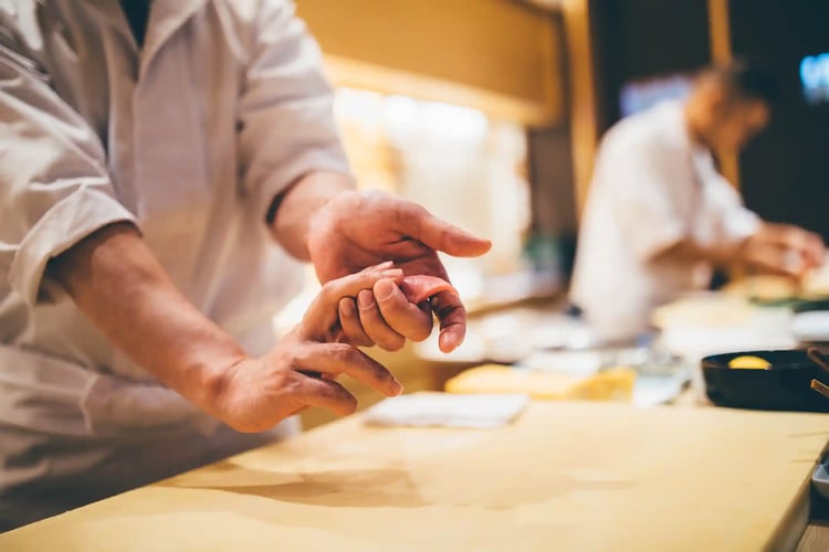 The Aesthetics of Nigiri Sushi Temperature, Aroma, and Negative Space