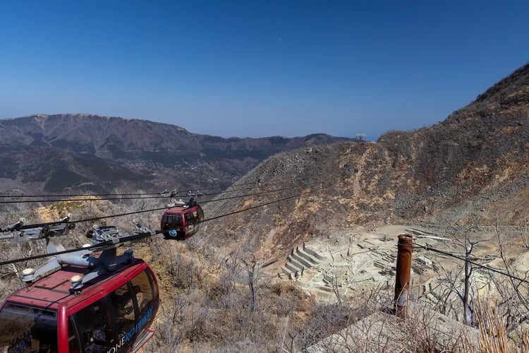 Hakone Ropeway and Owakudani