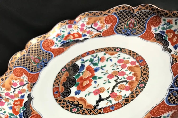 Kutani-yaki Large Plates