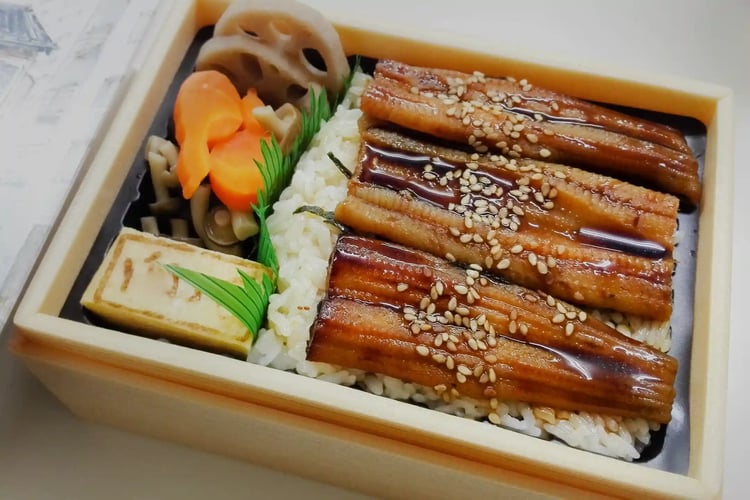 Warm Broiled Eel (Unagi Kabayaki) EkibenBento at Tokyo Station