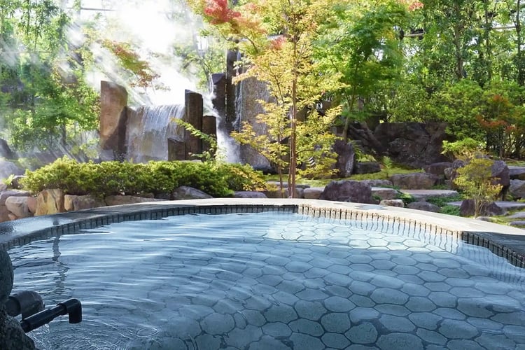 Sukiya-style Japanese Room with Open-Air Bath