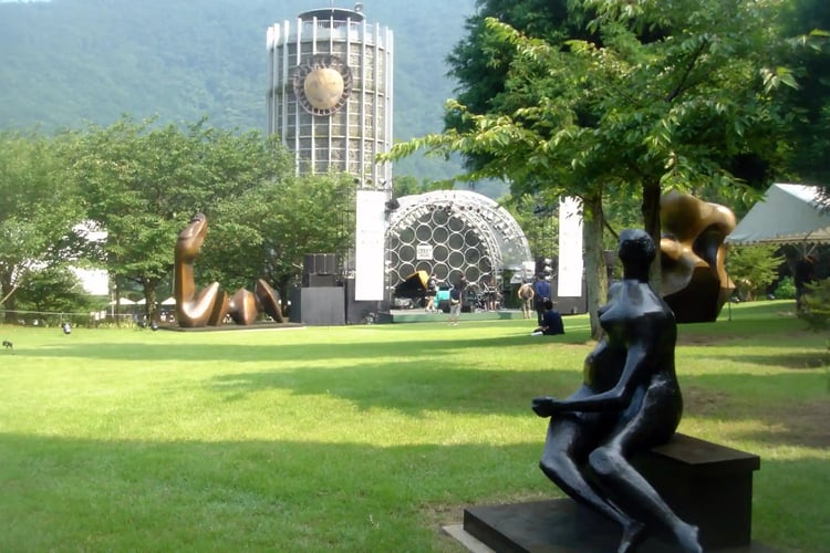 The Hakone Open-Air Museum Symphonic Sculpture (Stained Glass Tower)