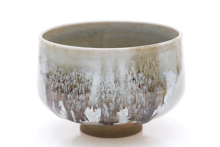 A Traditional Matcha Bowl (Chawan) Used in the Japanese Tea Ceremony (Chado)
