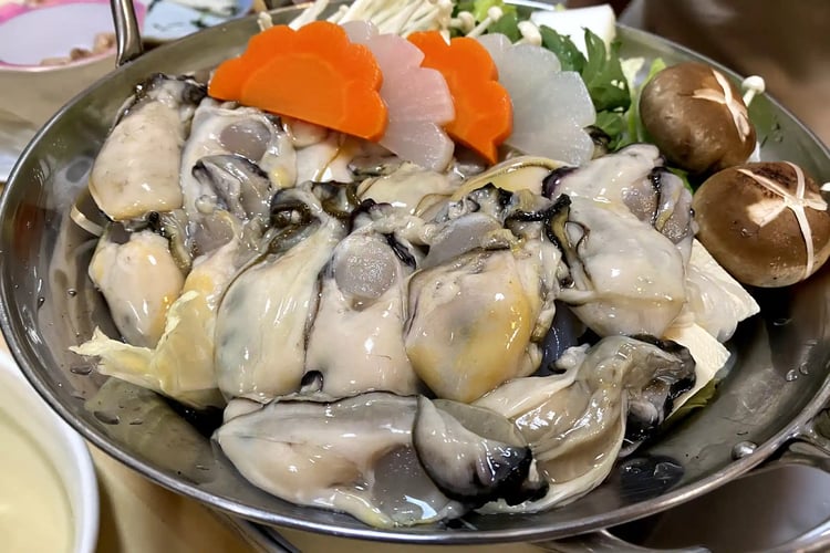 Oyster Chankonabe Traditional Sumo Hot Pot with Oysters