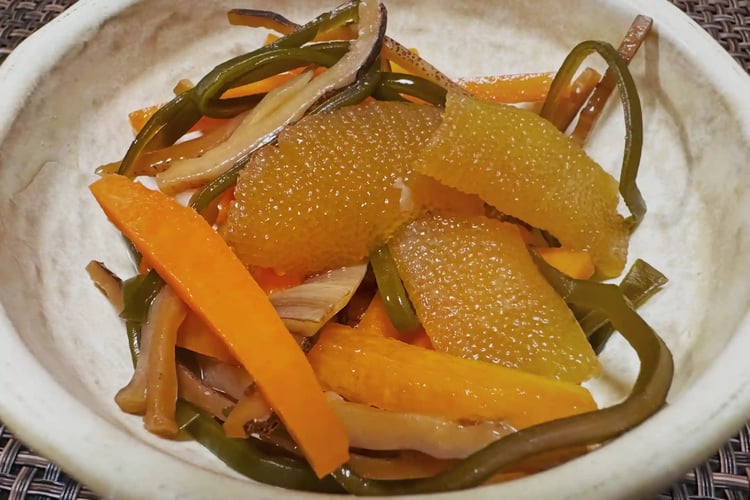 Matsumae-zuke A traditional Hokkaido local cuisine for the New Year holidays