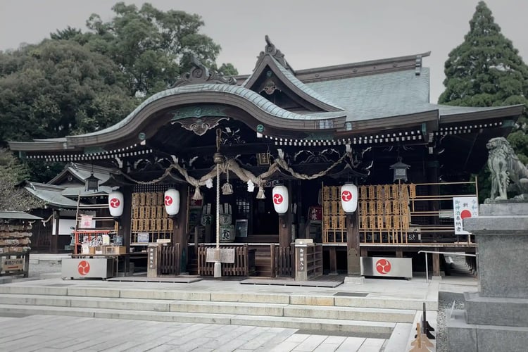 Kotozaki Hachimangu Shrine, the Sōchinju (General Guardian Shrine) of Ube City
