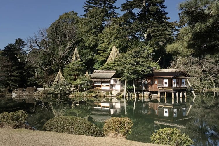 Kenrokuen Garden, a famous landmark in Kanazawa