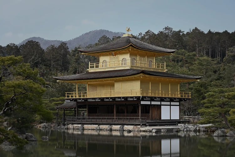 Kinkaku-ji (Rokuon-ji Temple), the Golden Pavilion, and Ginkaku-ji (Jisho-ji Temple), the Silver Pavilion, are two of Kyoto_s most iconic temples