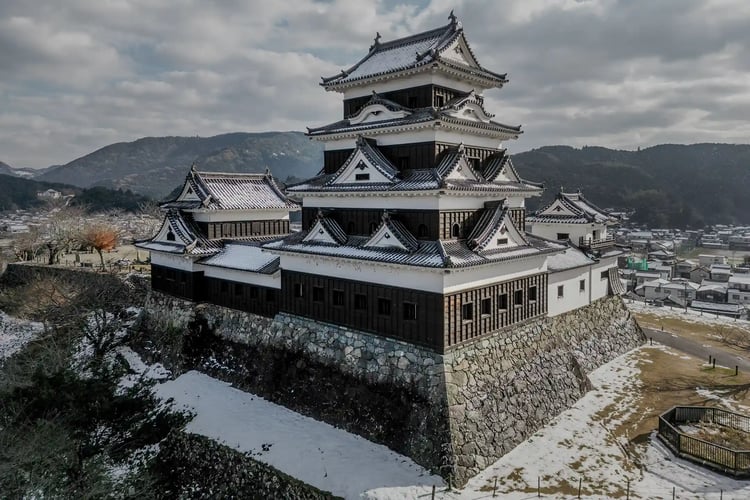 The keep of Ozu Castle in Ehime Prefecture